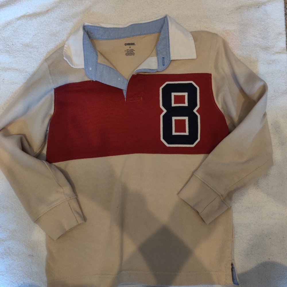 GUC Gymboree Rugby Polo Size 8